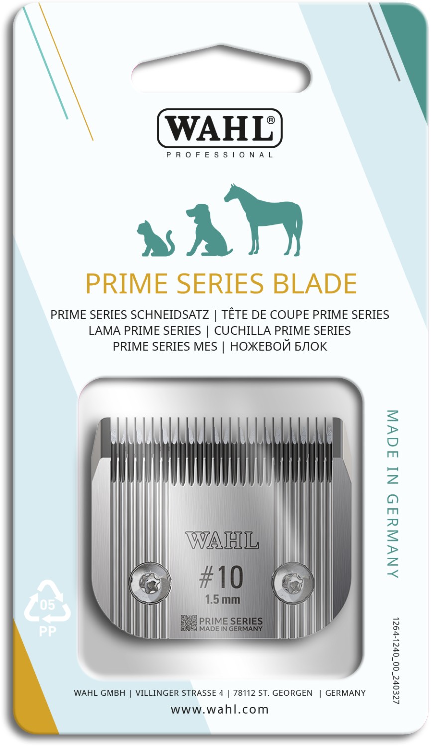  Wahl Animal Prime Series Schneidsatz #10 