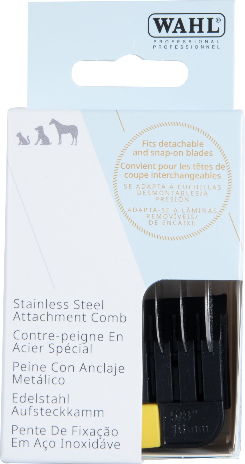  Wahl Animal Edelstahl-Aufsteckkamm 16 mm 