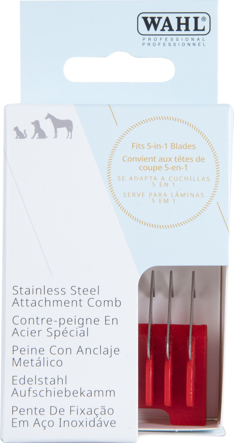  Wahl Animal Edelstahl-Aufschiebekamm 3 mm 