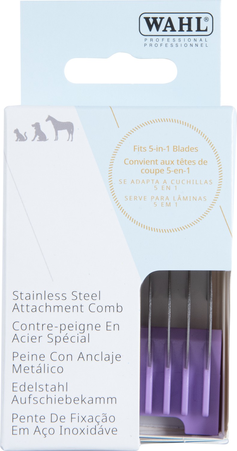  Wahl Animal Edelstahl-Aufschiebekamm 19 mm 