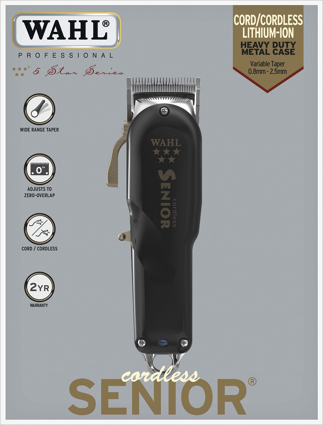  Wahl Professional Cordless Senior Clipper 