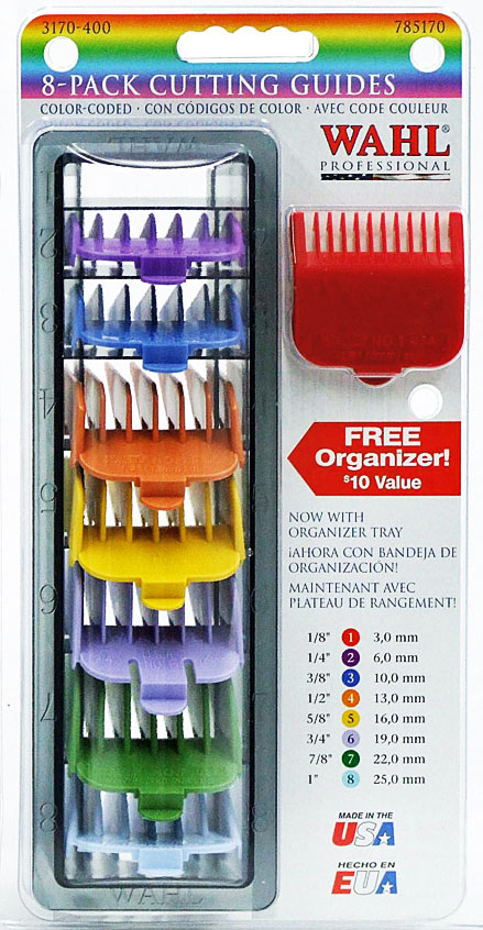  Wahl Professional Aufsteckkamm-Set - 8 St. bunt 